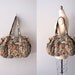 floral bag / fabric weekender / Floral Tapestry bag