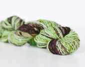 Apple Tree 102 yards handspun wool single art yarn  bfl superwash
