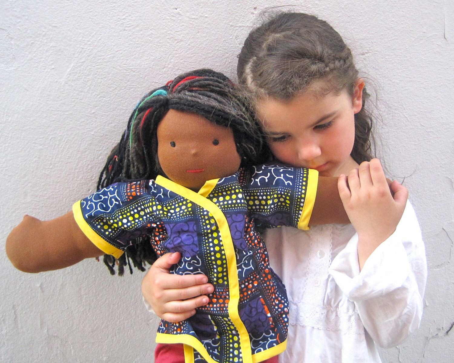 RESERVED Organic Waldorf Doll / Custom Eco-Friendly Toddler Girls Cuddle Toy Friend