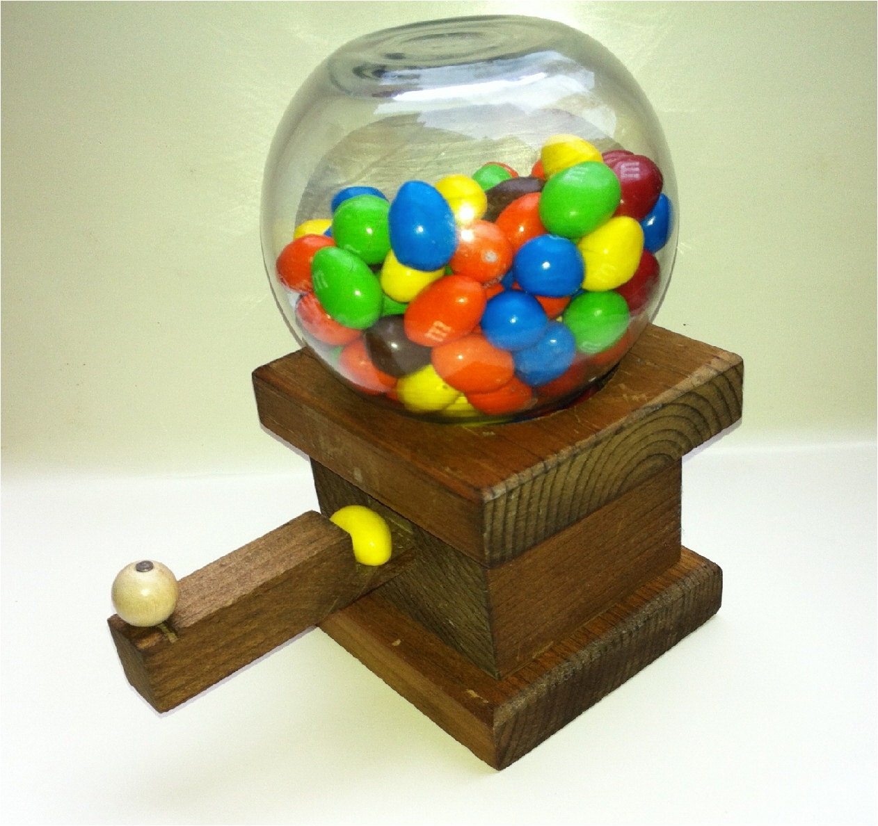 Items similar to Gumball and Candy Machine, HandCrafted Wood, Mr 