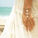 Slave Bracelet Hand Bracelet  Piece Hipster Bronze Chain Bohemian  Mother  Pearl Beads Triangle Hand Jewelry Bridal