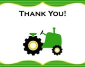 Tractor Birthday Party Thank you Cards Il_170x135