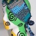 Beautiful - Hand Crocheted Headband - ART - Head Wrap - Ocean Blues