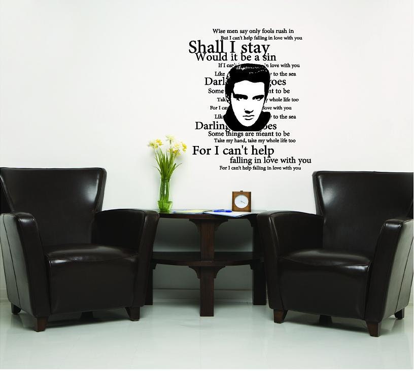Elvis- Face and Lyrics I Can't Help Falling in Love With You