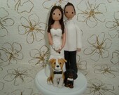 Custom Handmade Wedding Cake Topper
