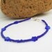 Shining Star Bracelet with Deep Blue Beads
