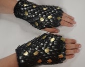 Scalemail Gauntlets in Dragonhide Armor custom for R.  Stardust