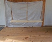 Double Premier Wood Tree Swing and Ropes