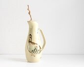 Large Mid Century Ceramic Bird Pitcher by Red Wing Pottery