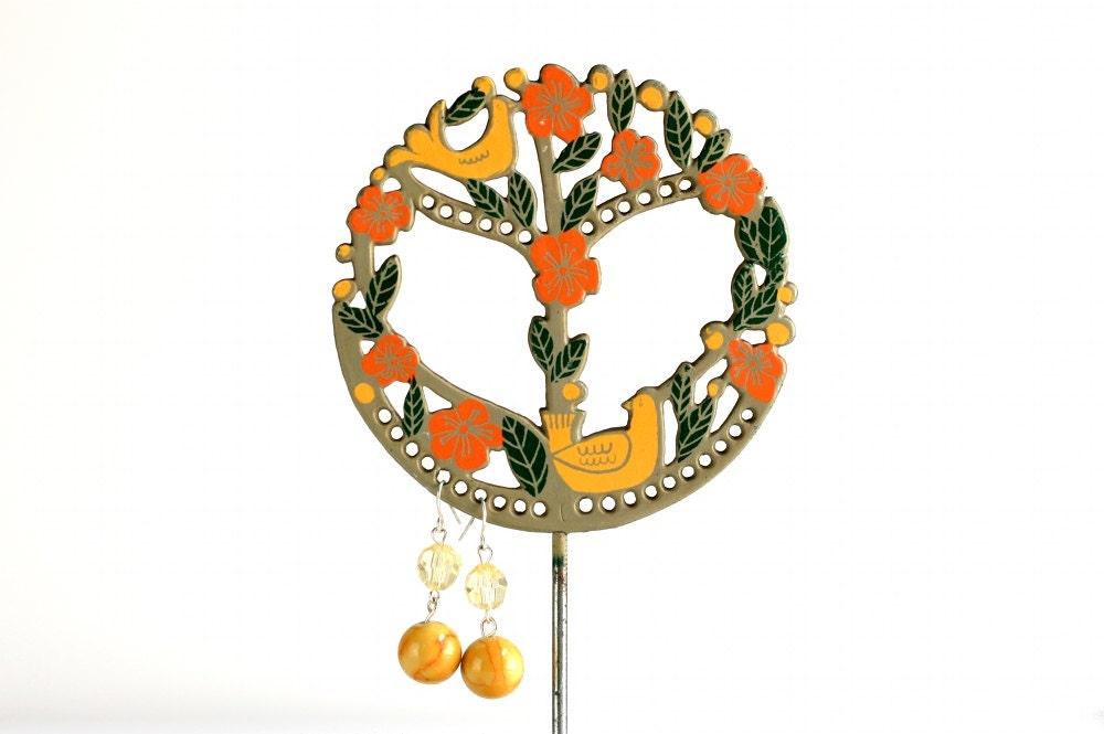 Vintage Earring Tree Organizer