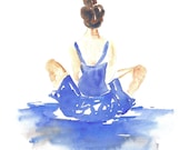 Dancer in Watercolor - lauratrevey