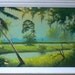 Original Florida Highwaymen Vintage Oil Painting in Original Frame 24x48" Reserved for Jerry