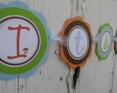 Jungle Theme It's A Boy Banner - You Choose The Colors