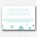 Custom Wedding Programs - Printable Wedding Stationary 7x10 Folded