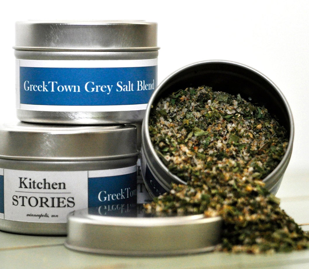 Greektown Grey Salt Blend Lemon Pepper All Natural Greek