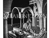Dream 1935 by MCE Vintage Illustration Art Print on Card stock