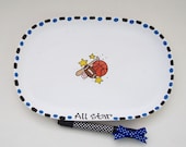 Ceramic Signature  Plate- ALL STAR