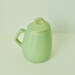 Green La Solana Sugar with Lid California Pottery