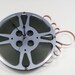 Purple Film Reel Clock