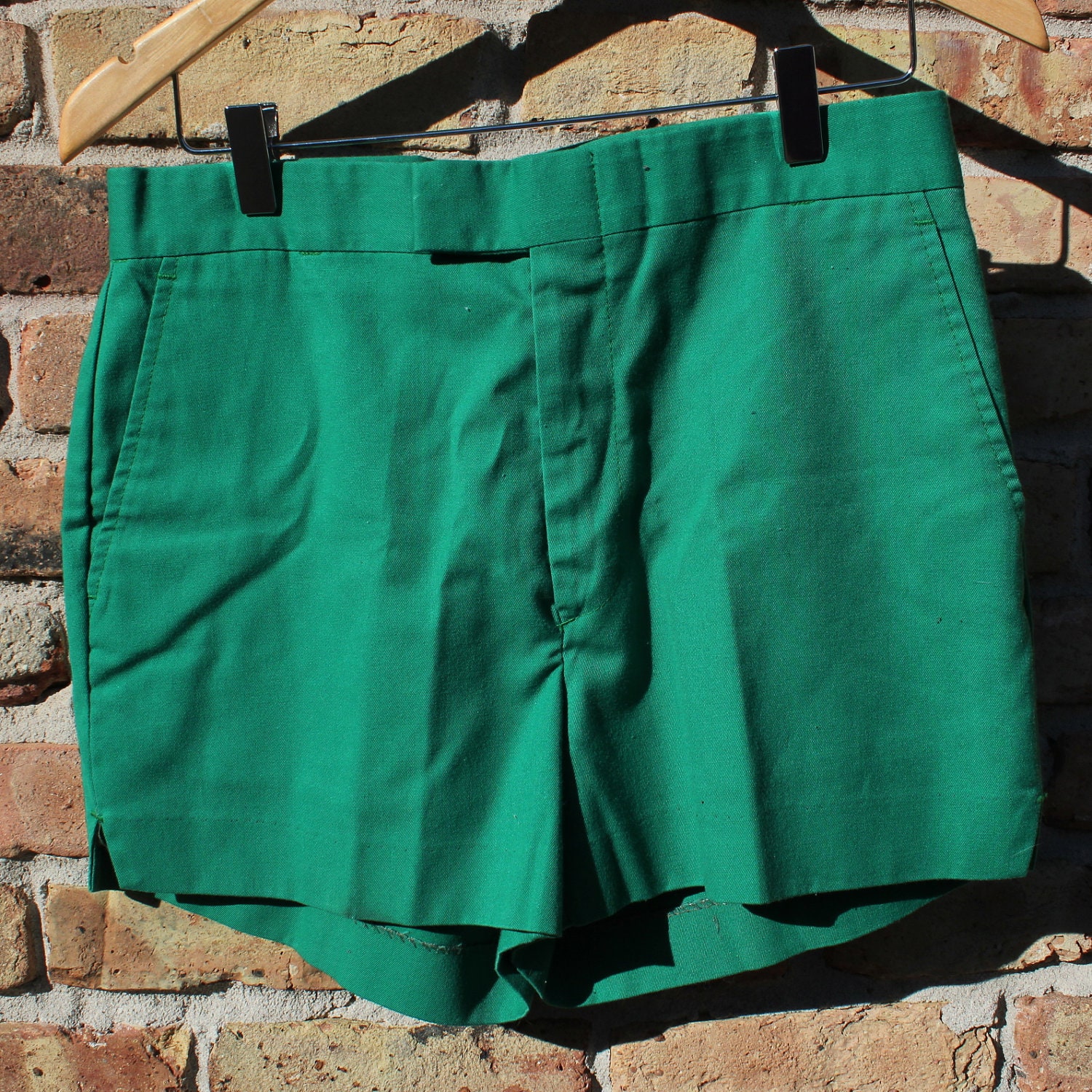 Vintage Green Shorts Unisex