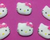 Kitty Theme Edible Cake/Cupcake Toppers-Set of 12