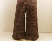 American Girl Doll Clothes - Boot Cut Polka Dot Twill Pants
