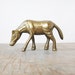 RESERVED vintage brass horse