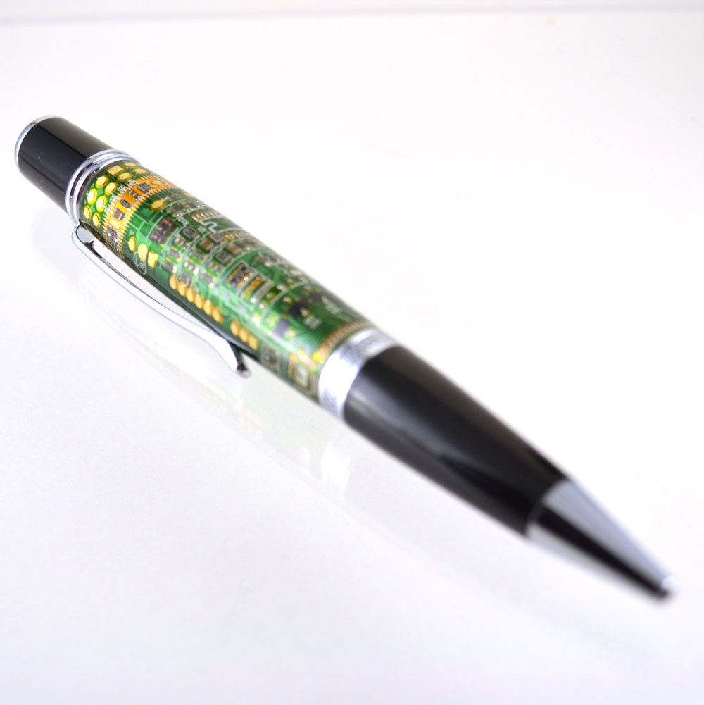 PC Circuit Board Sierra Ballpoint Pen - Handcrafted Ink Pen