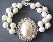 Bridal Jewelry Pearl Bracelet Wedding Jewelry Bridesmaid Bracelet Bridal Bracelet