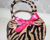 50% Off HOLIDAY SALE - Ready to Ship - Adorable Animal Print Toddler Purse - My 1st Purse - Diva