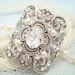 Bridal cuff bracelet, vintage style bracelet, wedding bracelet with Swarovski crystals and Swarovski pearls, wedding jewelry