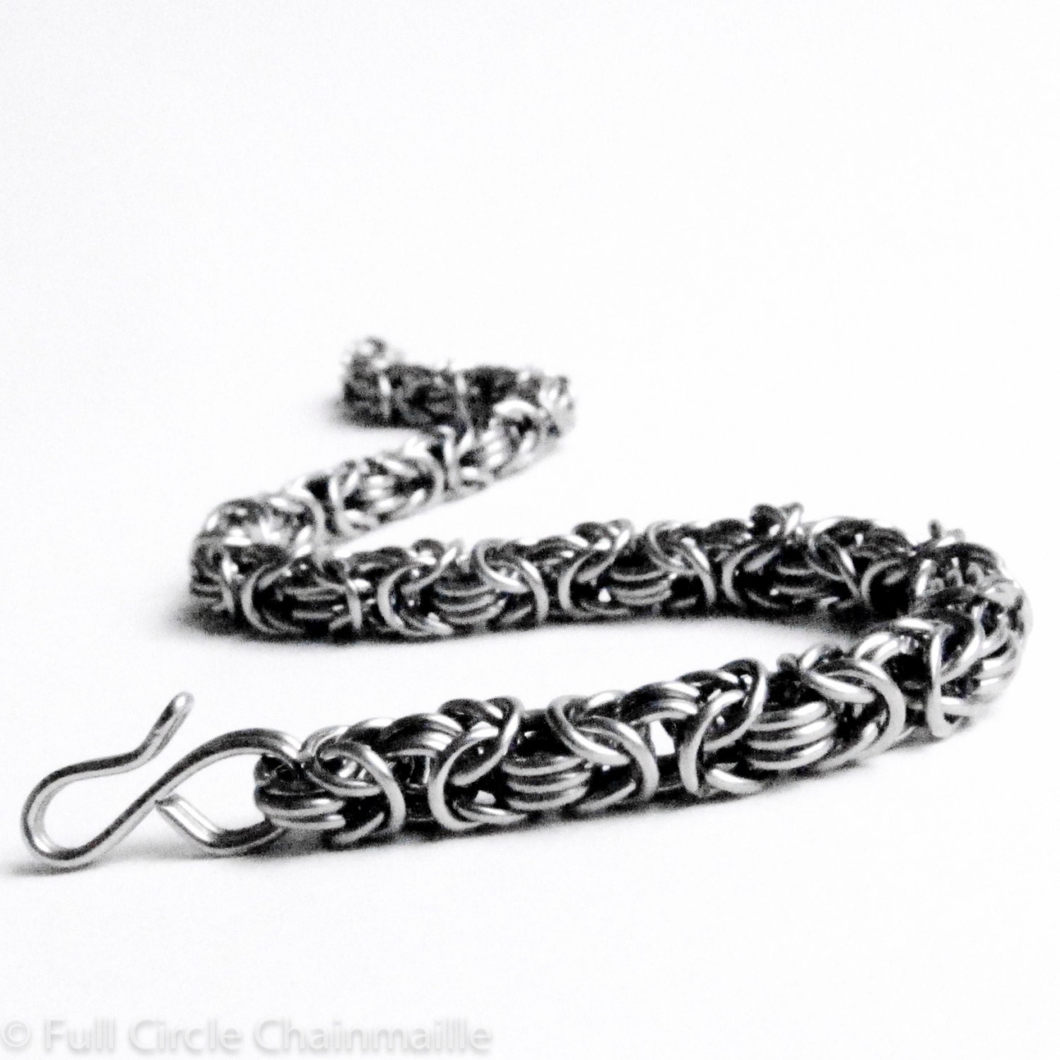 Chainmaille Bracelet - Thin Byzantine