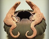 Two Alligator Lizards Bowl