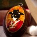 Redcoat Soldier Cat Oval Wooden Plaque, Wall Hanging, Home Decor