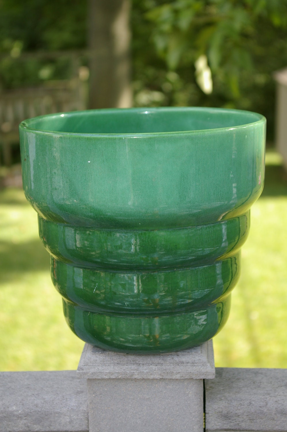 Large Green Haegar Planter USA