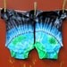 Twin Tie Dyes - Set of 2 Tie Dye Onesies - Earth in Space - newborn, 6m, 12m, 18m, 24m - Made to Order