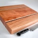 Eco Large thick cutting board reclaimed hardwoods butcher block