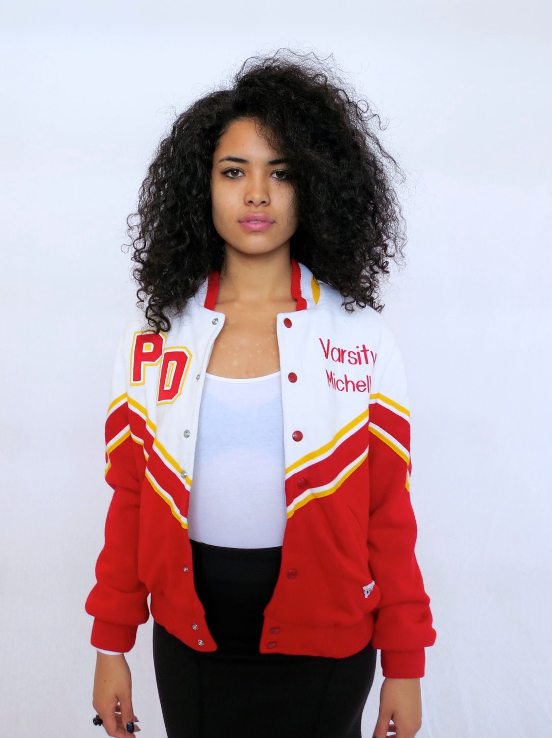 The Cheerleader Letterman Jacket by rerunvintage on Etsy