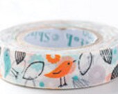 Shinzi Katoh Masking Tape - Spring Bird