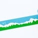mt Washi Masking Tape - Snowy Mountain - mina perhonen
