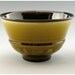 Olive Green Porcelain Bowl With Black Interior