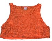 Crocodile Skin Pattern Crop Top