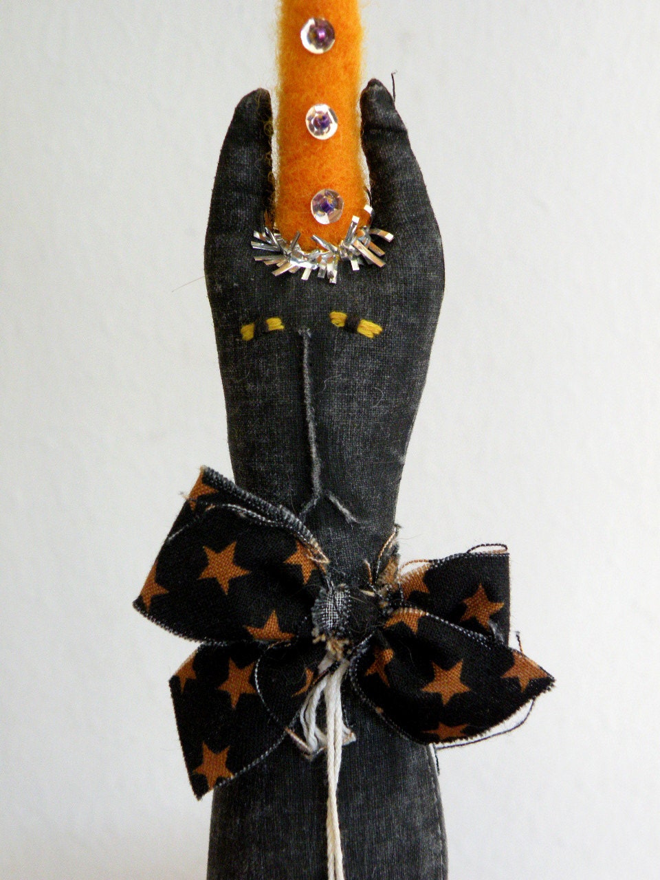 Primitive Black Cat Halloween Prim Black Catdoll OFG Team