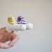 Snail Finger Puppet Natural White Ecru Colour Stripes French Cotton - for Kids - For Baby - For Her - For Him - Made to Order - OOAK