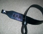 Monogrammed Leather Rifle Sling with 3 Initials in Choice of Colors