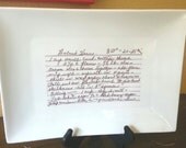 Mom's Famous Recipe on a Platter 13x9 Rectangle