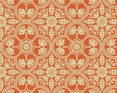 Joel Dewberry Fabric Notting Hill Historic Tile Tangerine Free Spirit 1 yard