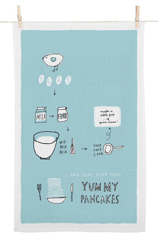 YUMMY PANCAKES - Tea Towel