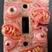 polymer clay switchplate Bitey McToothcrunch