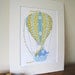 ORIGINAL A4 COLLAGE - Ballooning Around 2 - Mounted